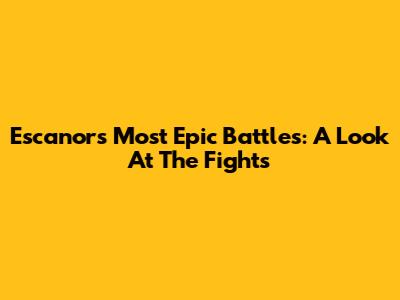 Escanor's Most Epic Battles: A Look At The Fights