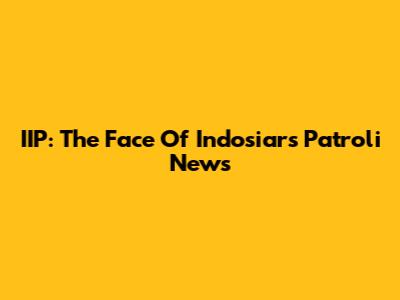 IIP: The Face Of Indosiar's Patroli News