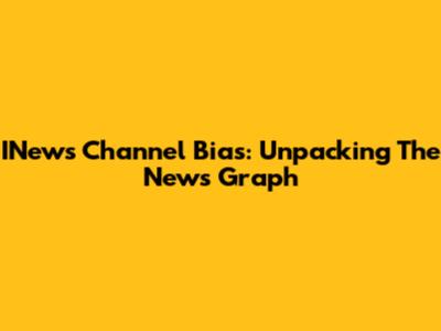INews Channel Bias: Unpacking The News Graph