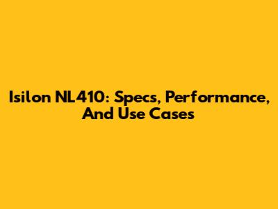 Isilon NL410: Specs, Performance, And Use Cases