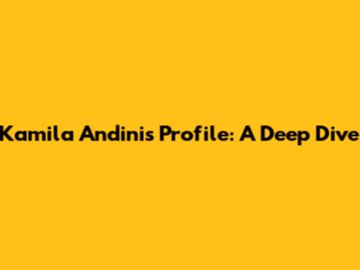 Kamila Andini's Profile: A Deep Dive