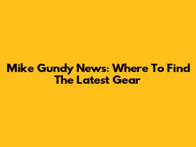 Mike Gundy News: Where To Find The Latest Gear