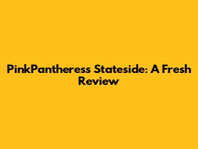PinkPantheress Stateside: A Fresh Review