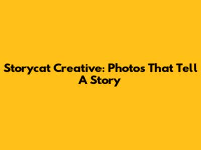 Storycat Creative: Photos That Tell A Story