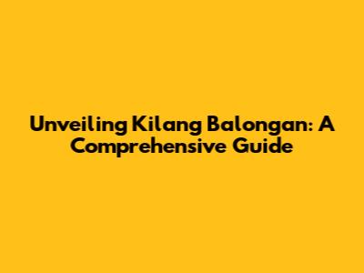 Unveiling Kilang Balongan: A Comprehensive Guide