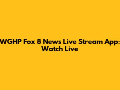 WGHP Fox 8 News Live Stream App: Watch Live