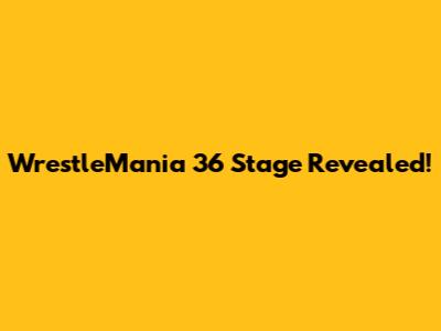 WrestleMania 36 Stage Revealed!
